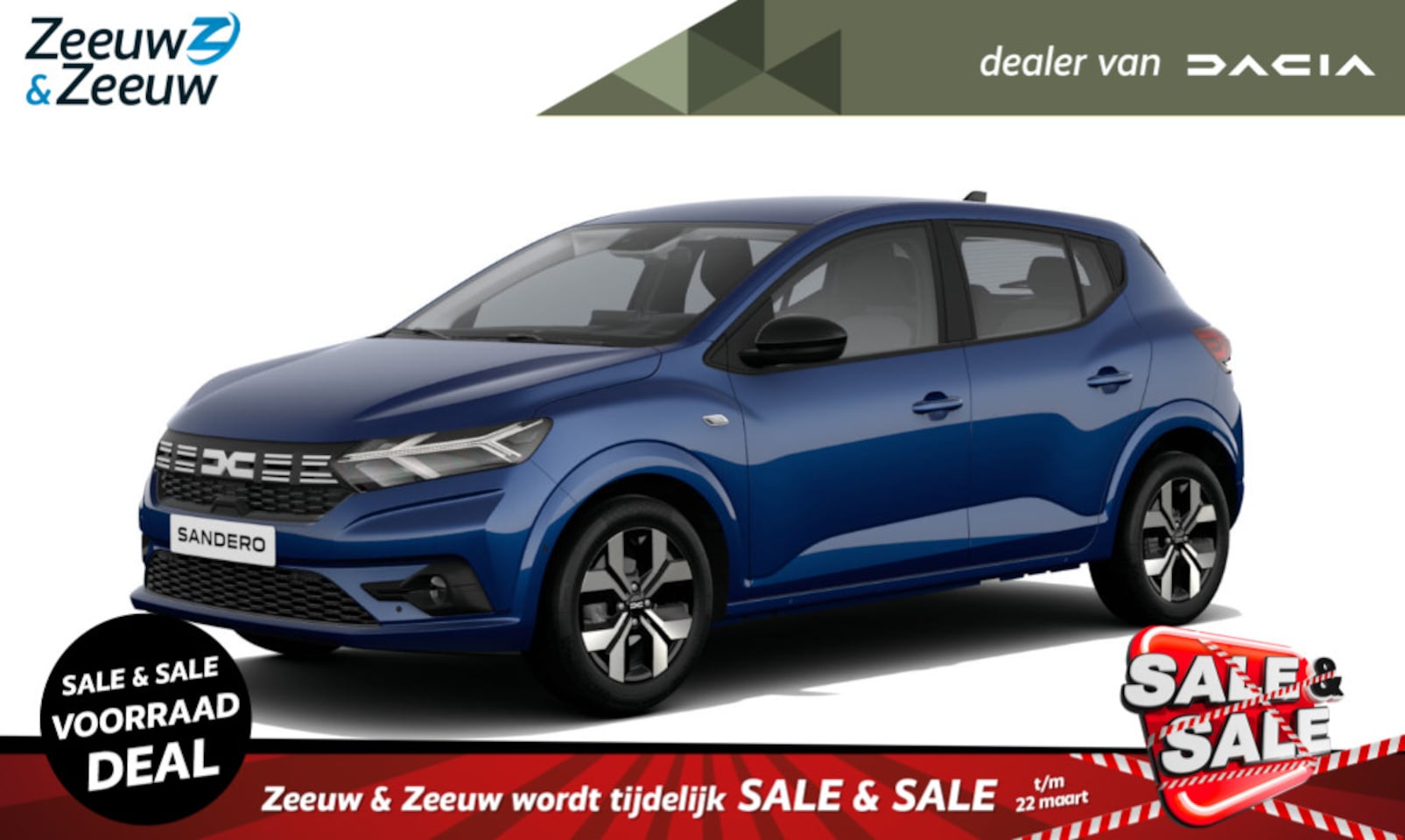 Dacia Sandero - 1.0 TCe 100 ECO-G Journey | voorraad leverbaar voor de 2024 lagere verkoopprijs en €1000,- - AutoWereld.nl