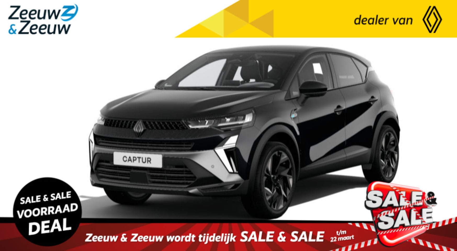 Renault Captur - 1.6 E-Tech Hybrid 145 esprit Alpine | UIT VOORRAAD LEVERBAAR OP = OP NU MET €3.000,- SALE - AutoWereld.nl