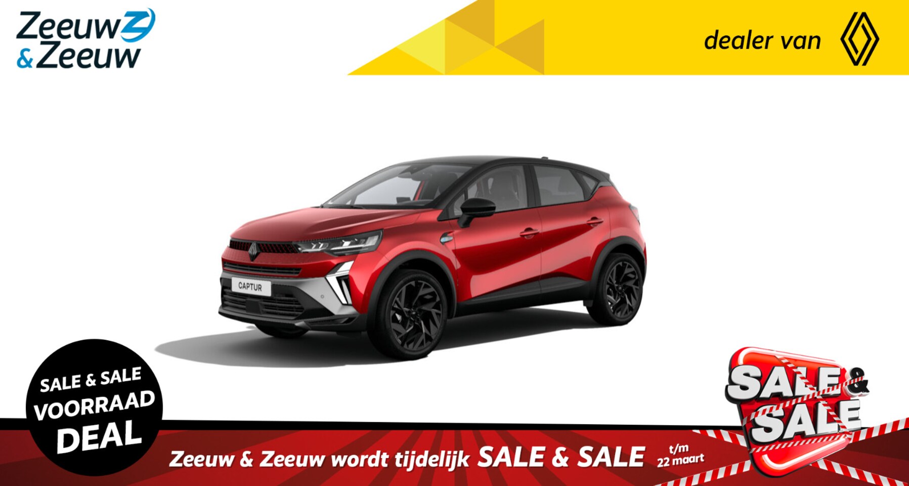 Renault Captur - 1.6 E-Tech Hybrid 145 esprit Alpine | Uit voorraad leverbaar - AutoWereld.nl