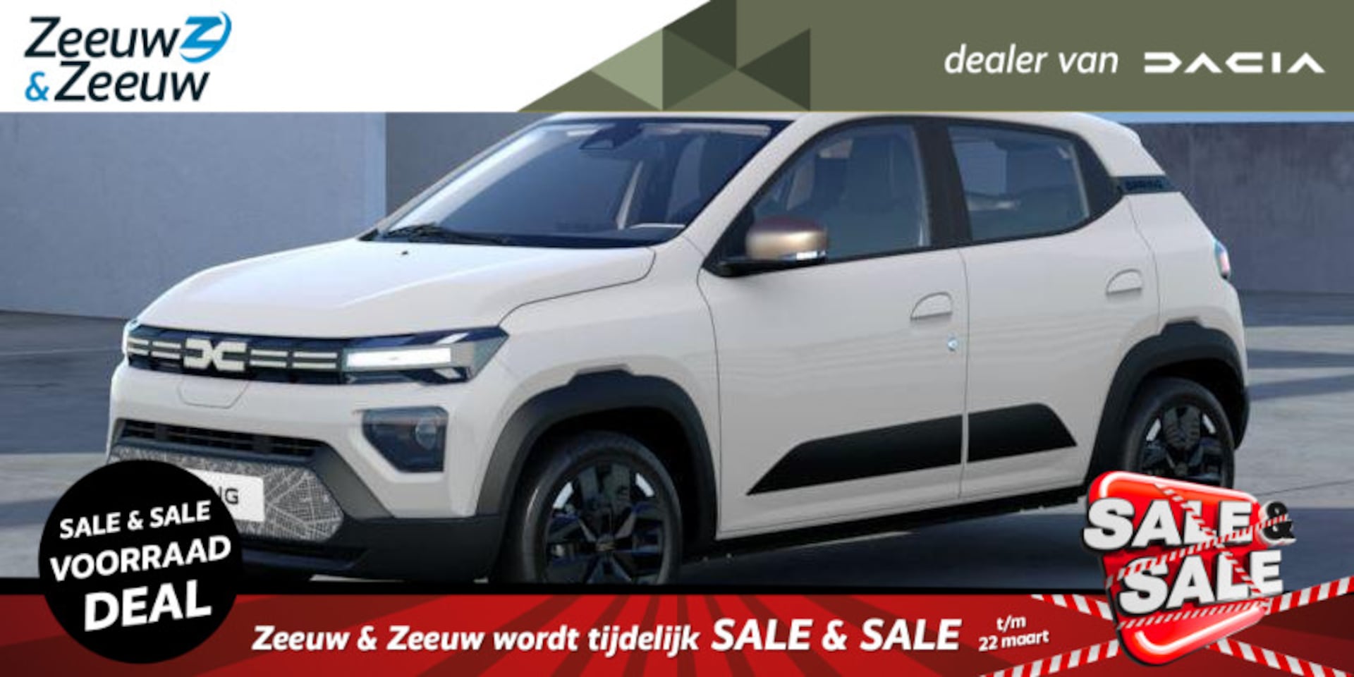 Dacia Spring - Extreme 65 26.8 kWh | ZEEUW EN ZEEUW DACIA DEN HAAG - LAUNCH EDITION DEAL €299,- per maand - AutoWereld.nl