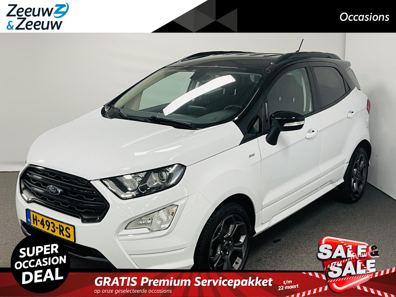 Ford EcoSport - 1.0 EcoBoost Titanium Navi airco parkeersensoren trekhaak cruise controle stoelverwarming - AutoWereld.nl