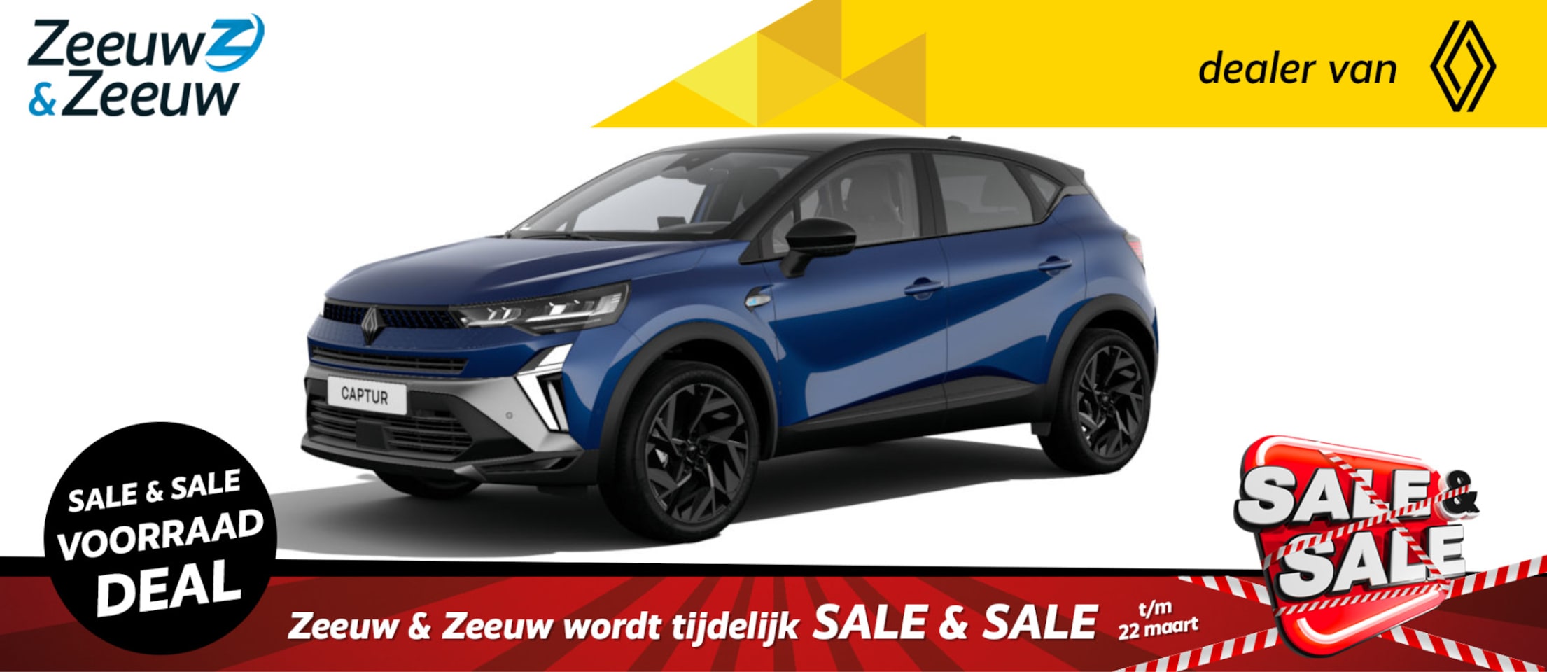 Renault Captur - 1.6 E-Tech Hybrid 145 esprit Alpine | Uit Voorraad Leverbaar | Automaat - AutoWereld.nl