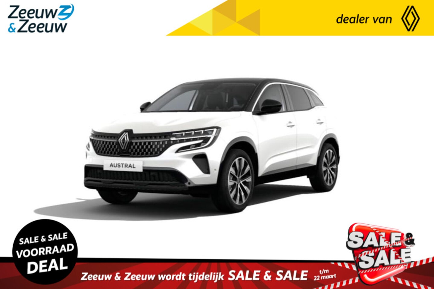 Renault Austral - (ANWB Private Lease Actie v.a. € 549,-) Mild Hybrid Advanced 130 Techno | Wij maken graag - AutoWereld.nl