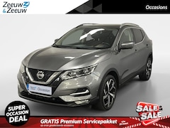 Nissan Qashqai - 1.3 DIG-T Tekna Navi airco 360camera stoelverwarming hoge instap adaptievecruise controle