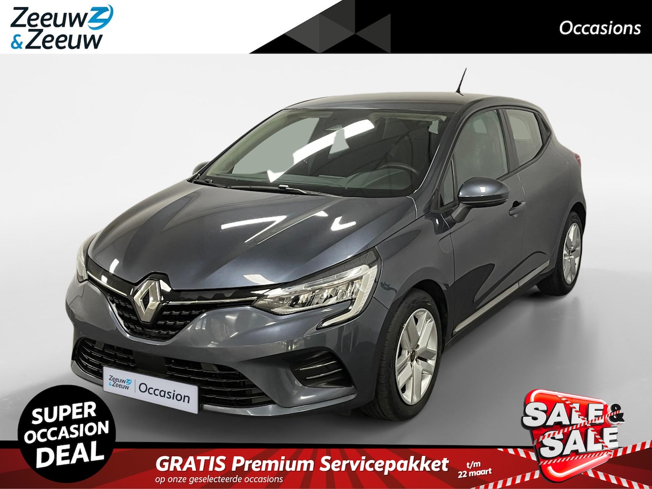 Renault Clio - 1.0 TCe Zen Navi airco apple carplay android auto cruise controle dealer onderhouden parke - AutoWereld.nl