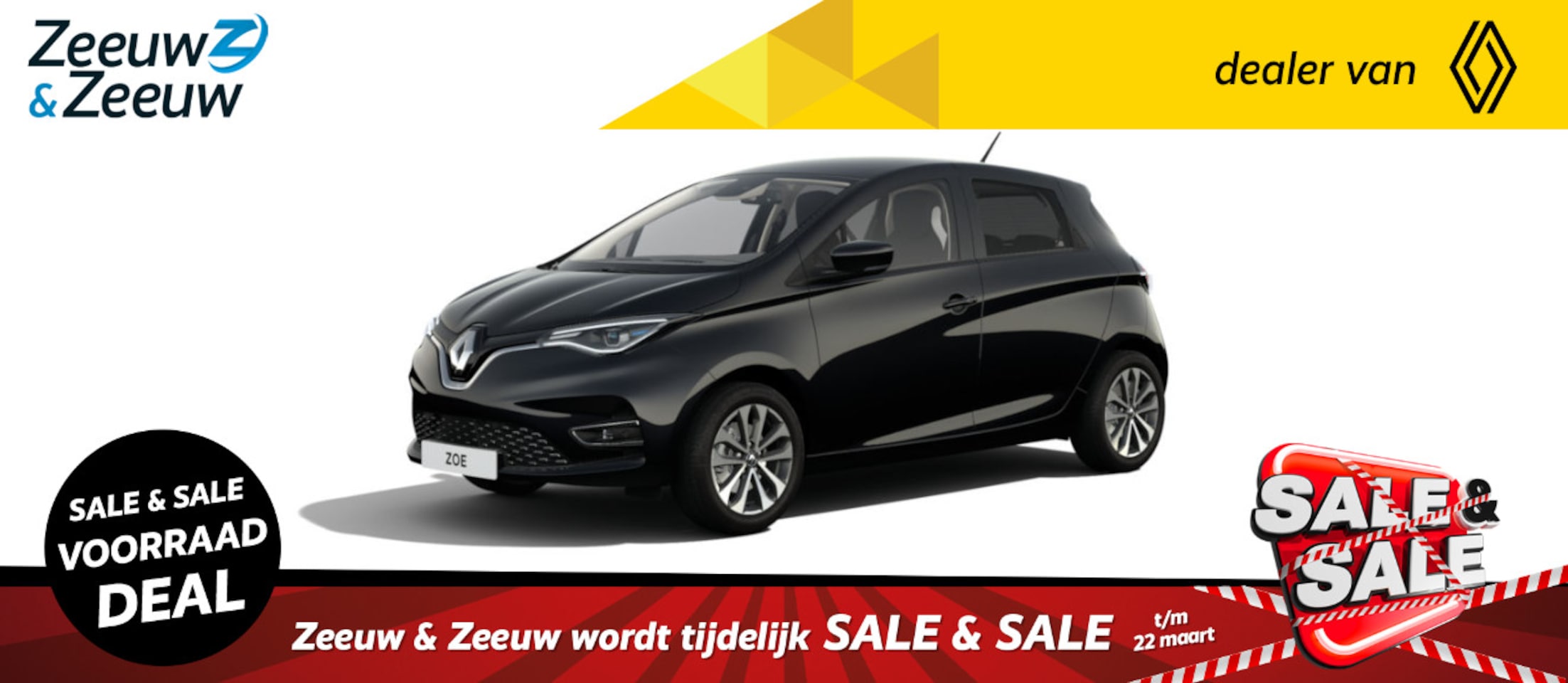 Renault Zoe - R135 Iconic 50 kWh | 3200,- REGISTRATIE KORTING | Uit Voorraad leverbaar | tot €2950,- Sub - AutoWereld.nl