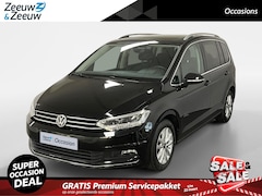 Volkswagen Touran - 1.8 TSI Highline 7p Automaat volledig zwart gewrapt airco camera schuifkanteldak adaptief