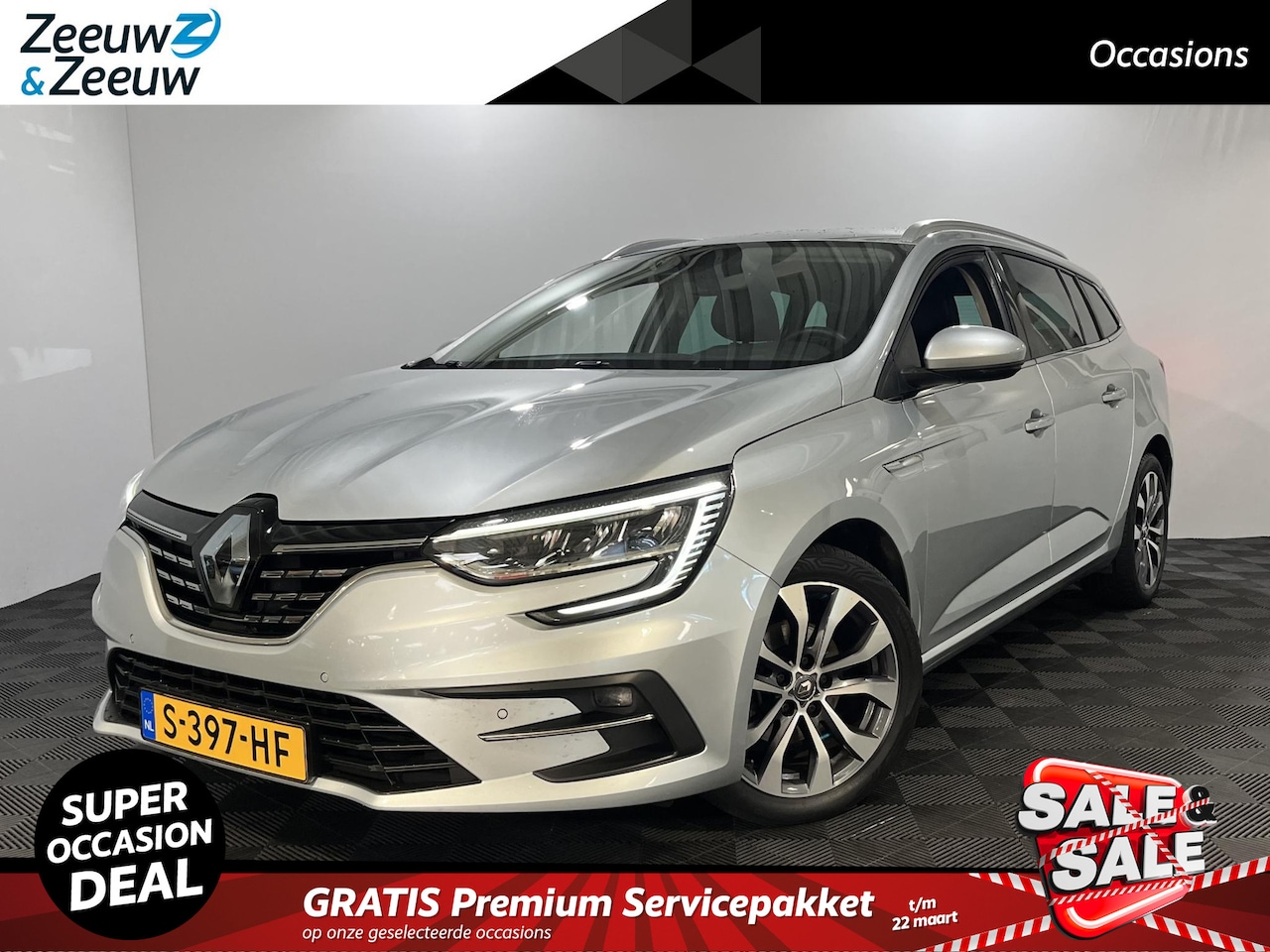 Renault Mégane Estate - 1.3 - 140PK TCe Techno | 9,3" Navi | Camera | Cruise Control | Climate Control | Full LED - AutoWereld.nl