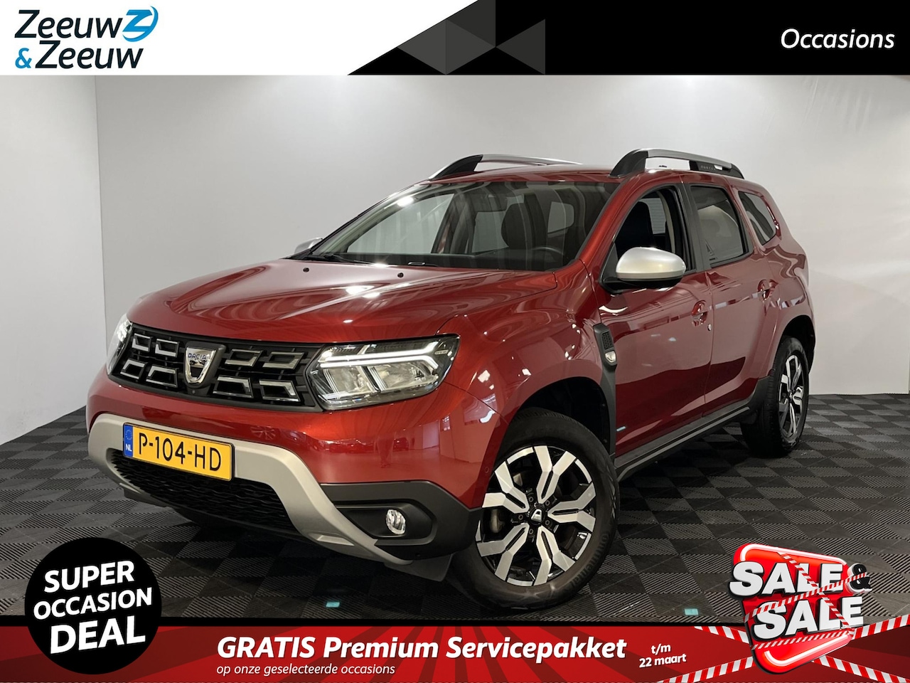 Dacia Duster - 1.0 - 100PK TCe Bi-Fuel Prestige | 360 Camera | Stoelverwarming | Navi | Cruise Control | - AutoWereld.nl