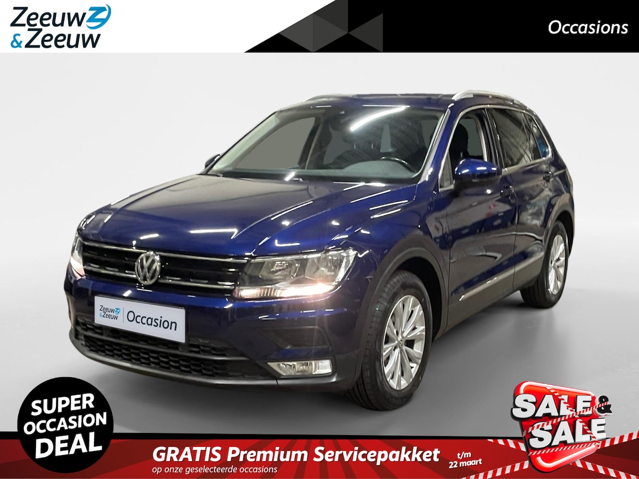 Volkswagen Tiguan - 1.4 TSI Connected Series | Navigatie | Trekhaak | Parkeersensoren | Cruise & Climate Contr - AutoWereld.nl