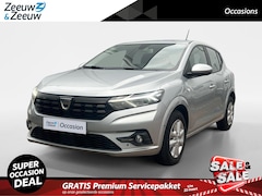 Dacia Sandero - 1.0 - 90PK TCe Comfort | 1e eigenaar | Camera | Parkeersensoren | Airco | Armsteun | Full