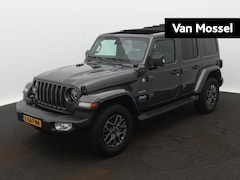 Jeep Wrangler Unlimited - 4xe 380 Sahara | Elektrisch vouwdak | Stoelverwarming | Leder | Trekhaak | Zeer compleet