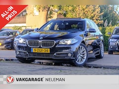 BMW 5-serie Touring - 518d 150pk Automaat Luxury Edition sportstoelen panoramadak leer rijklaar bovag-garantie