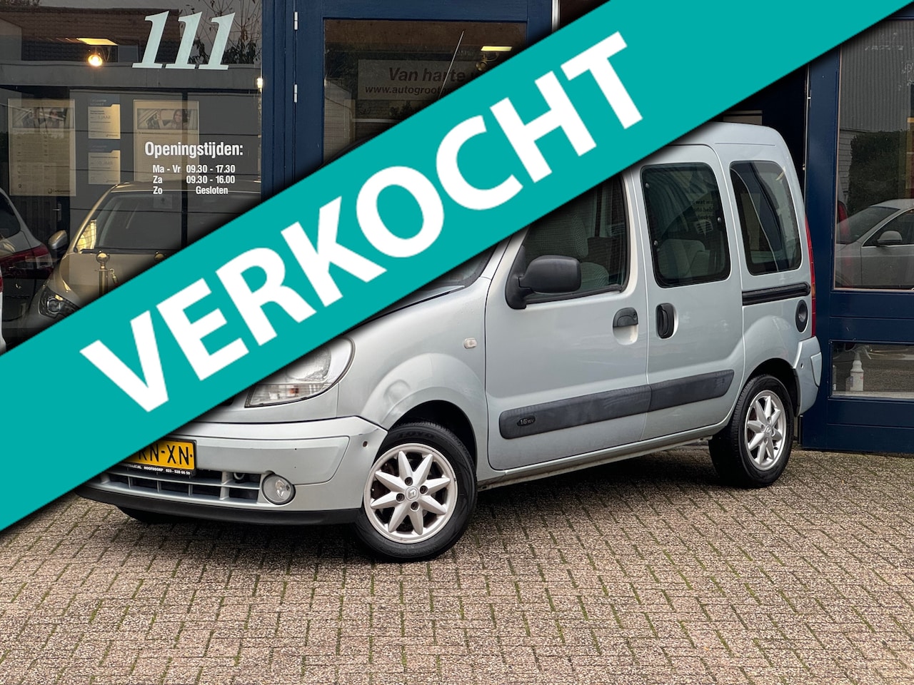 Renault Kangoo - 1.6-16V Privilège 5persoons! NL AUTO NAP! TREKHAAK l Airco l LMV l Elek pakket! Topstaat! - AutoWereld.nl