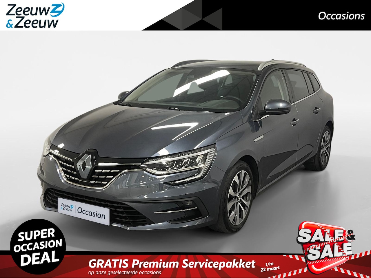 Renault Mégane Estate - 1.3 TCe 140 Techno Navi airco camera parkeersensoren trekhaak cruise controle apple carpla - AutoWereld.nl