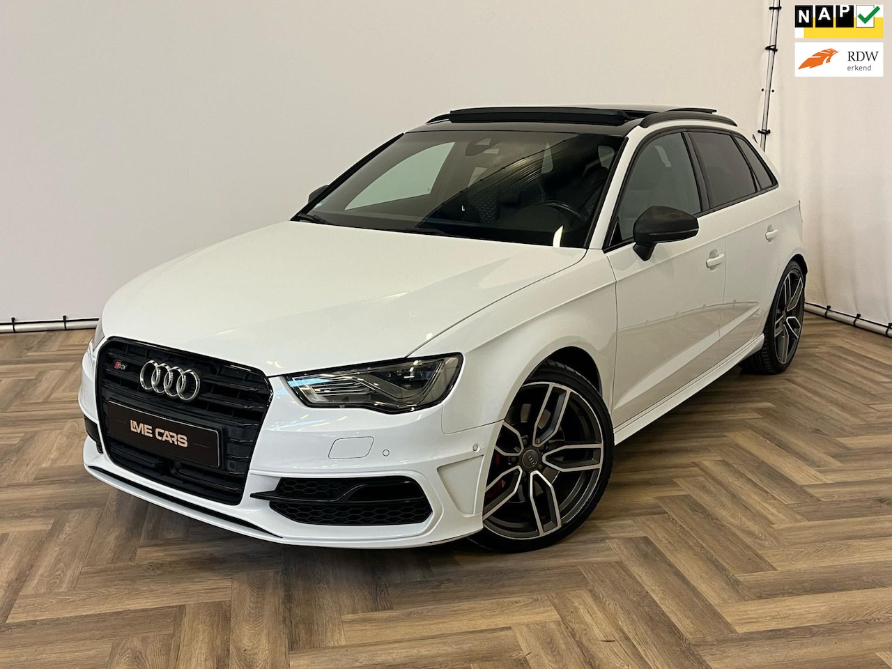 Audi A3 Sportback - 2.0 TFSI S3 quattro Pro Line Plus 2.0 TFSI S3 quattro Pro Line Plus, PANO , B&O , INRUIL MOGELIJK! - AutoWereld.nl