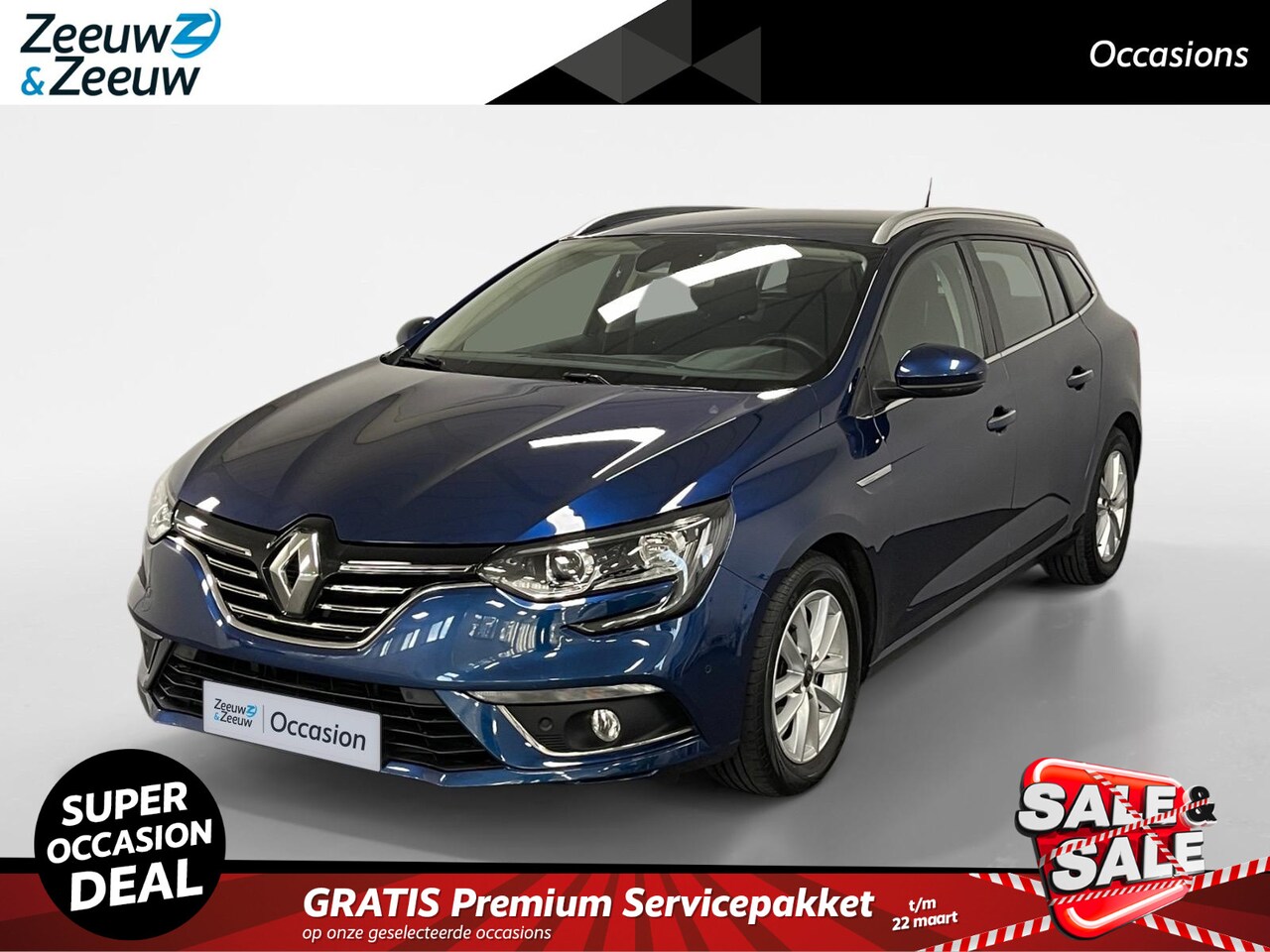 Renault Mégane Estate - 1.3 TCe Limited GOEDKOOPSTE VAN NEDERLAND AUTOMAAT Navi airco camera parkeersensoren cruis - AutoWereld.nl