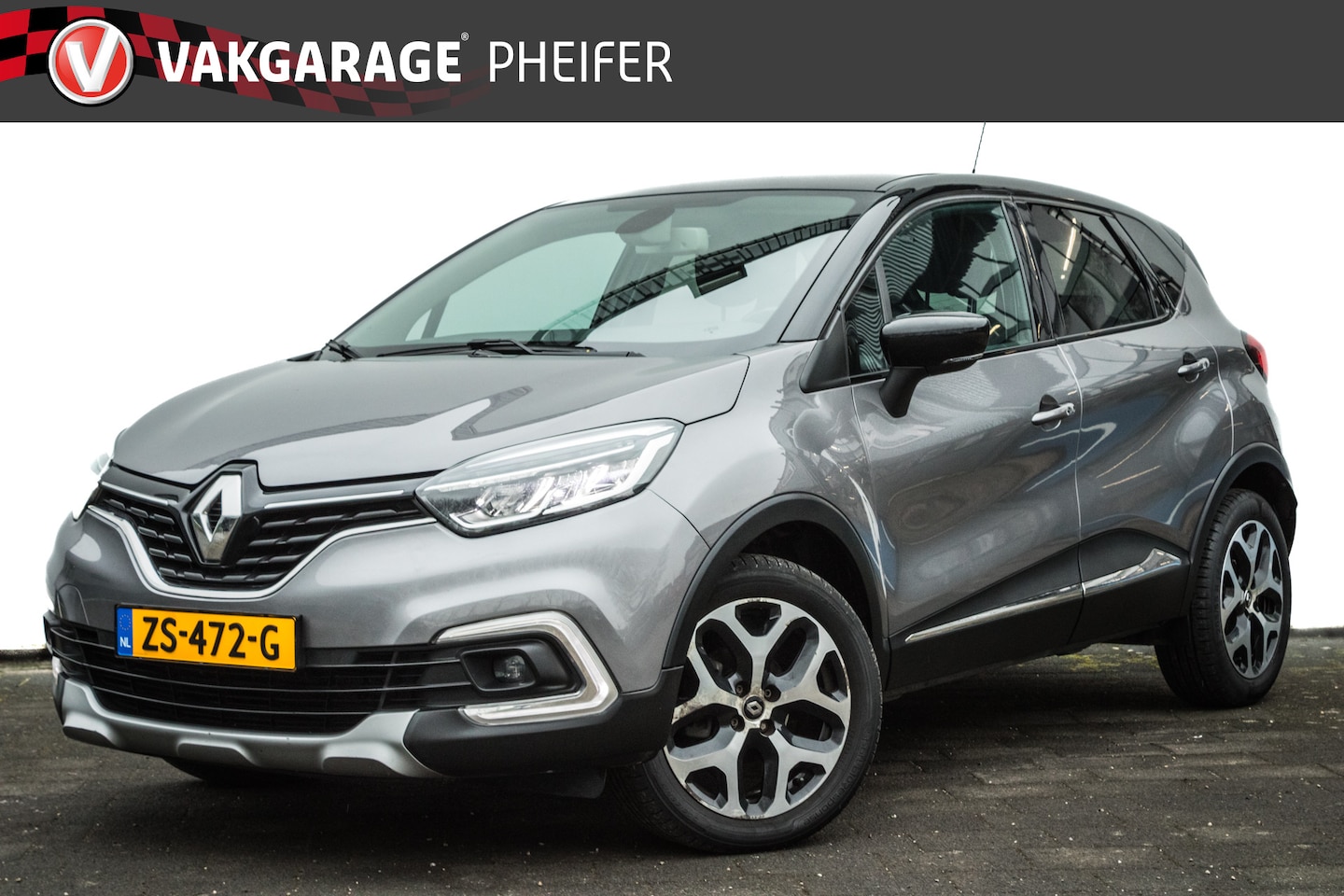 Renault Captur - 0.9 TCe 90pk Intens Half lederen int./ Camera/ LED/ Cruise control/ Full map navigatie - AutoWereld.nl