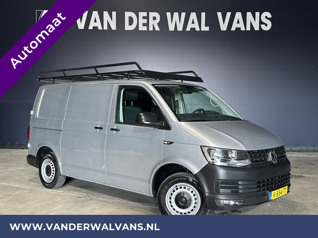 Volkswagen Transporter - 2.0 TDI 150pk Automaat L1H1 Euro6 Airco | Cruisecontrol | Imperiaal | 2500kg Trekhaak Park - AutoWereld.nl