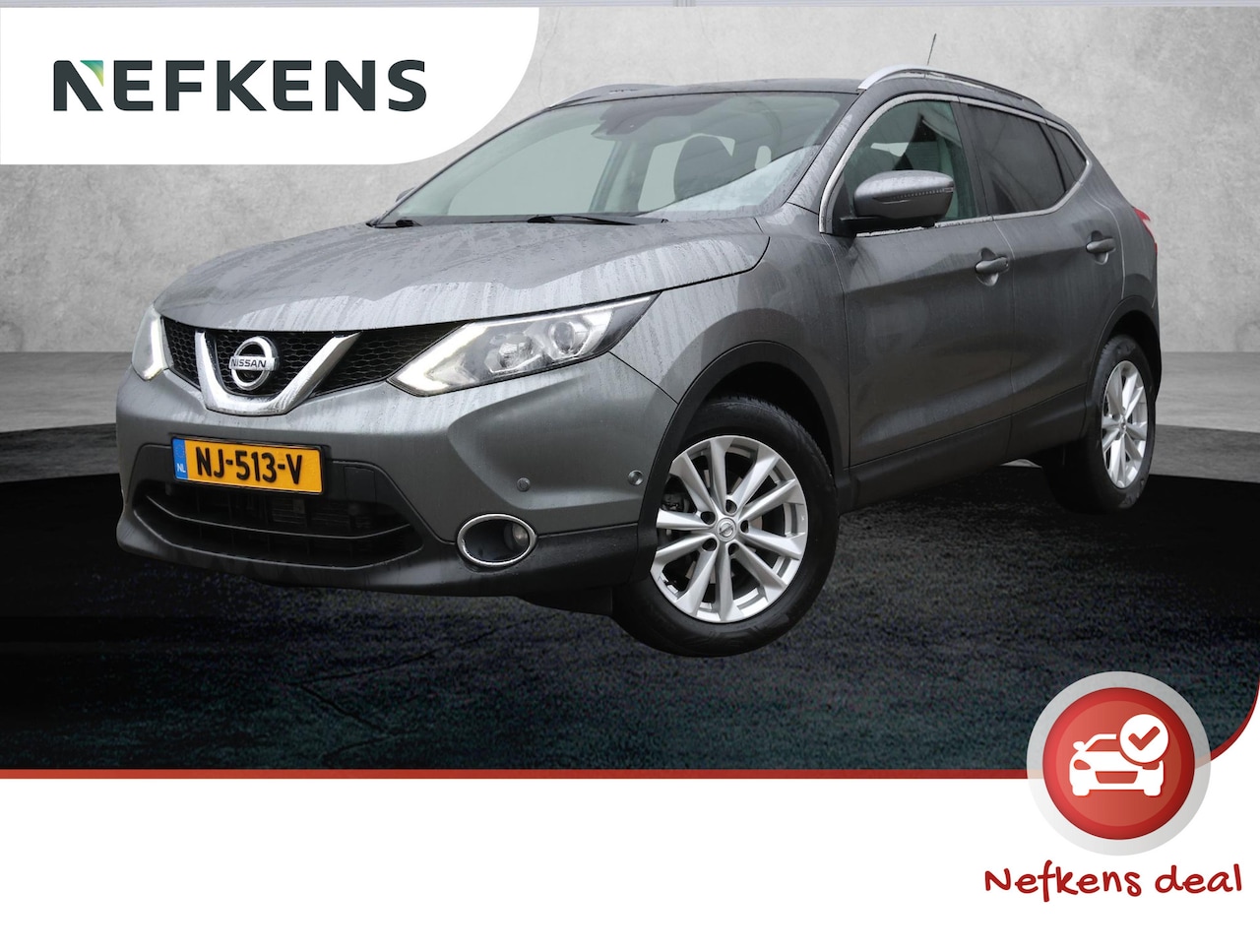 Nissan Qashqai - 1.2 Business Edition | Automaat | LEER | Trekhaak | Glazendak | 360Camera | Winterpakket | - AutoWereld.nl