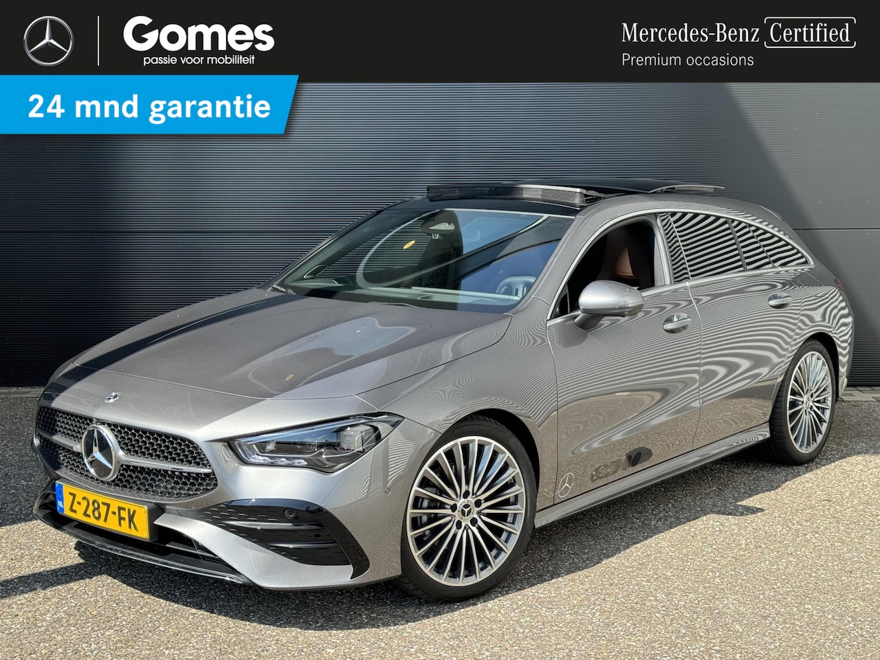 Mercedes-Benz CLA-klasse Shooting Brake - 180 | Bruin leder | Panoramadak | Head-Up Display | 360° Camera | Burmester | Memorystoele - AutoWereld.nl