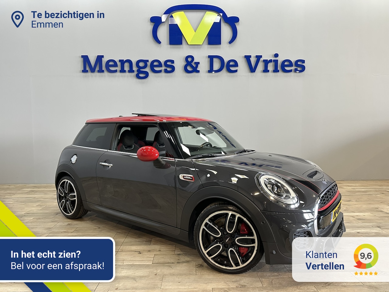 MINI John Cooper Works - 2.0 231 PK JCW | Airco ECC | Sportstoelen | LED | Panorama | Harman Kardon | Camera | Head - AutoWereld.nl