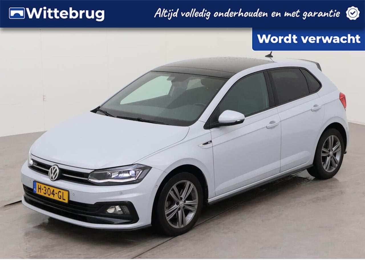 Volkswagen Polo - 1.0 TSI Highline Business R DSG/ Metallic/ Digitale Cockpit/ Led/ Panoramadak/ R line Int - AutoWereld.nl