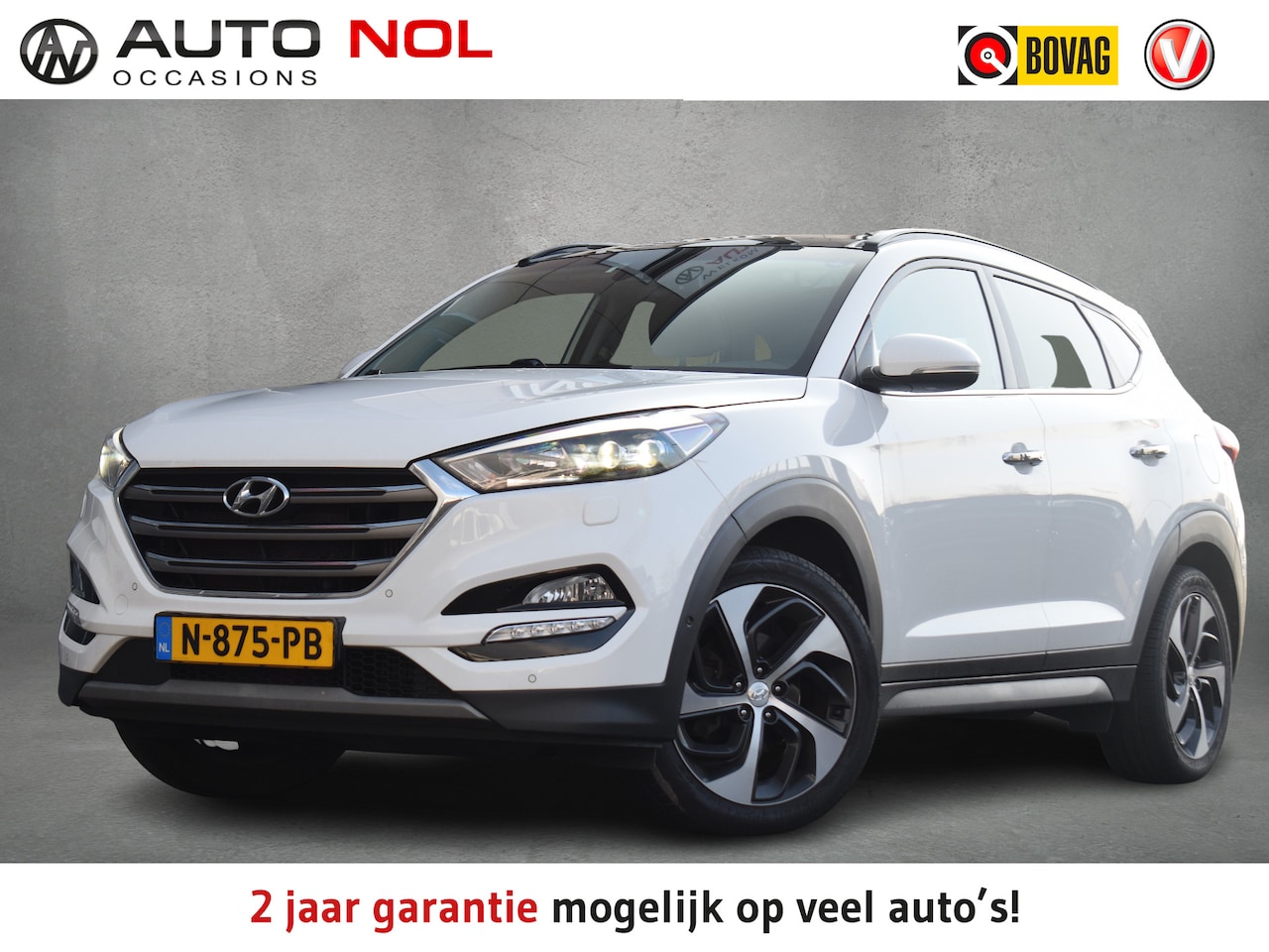 Hyundai Tucson - 1.6 T-GDi Premium 4WD | Trekhaak | Pano | Leer | Stuur- en Stoelverwarming - AutoWereld.nl