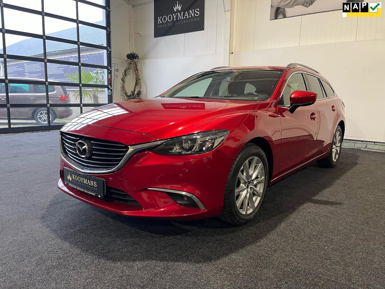 Mazda 6 Sportbreak - 2.0 SkyActiv-G 145 S Cruise/climate Control, Naviogatie, Achteruit Camera, Bi-xenon, - AutoWereld.nl