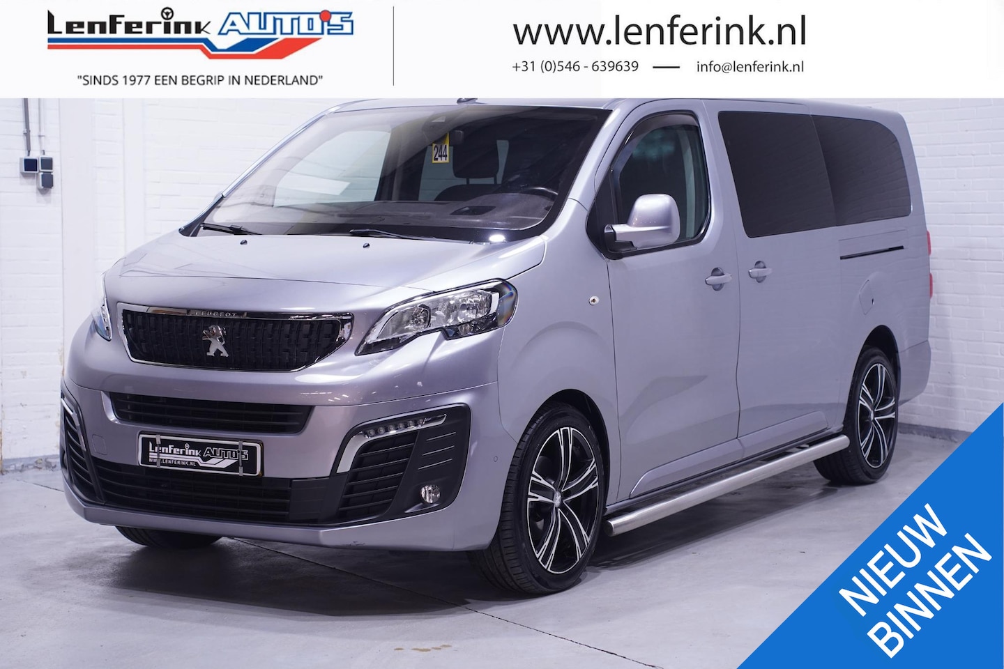 Peugeot Expert - 2.0 BlueHDI 120 pk Dubbel Cabine Aut 2x Schuifdeur Adapt. Cruise, Navi, Camera, 19" LMV, T - AutoWereld.nl