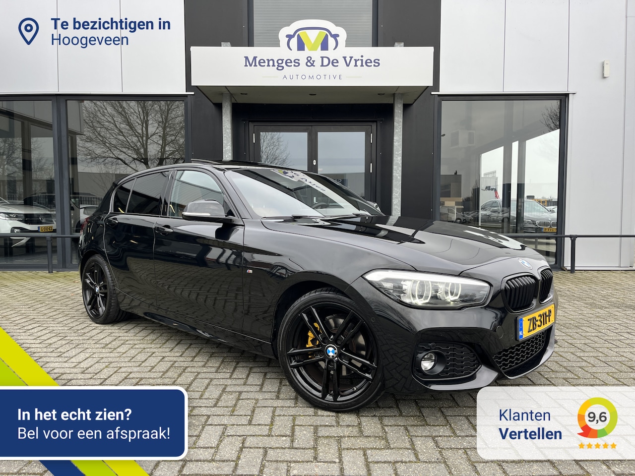 BMW 1-serie - 120i 184 PK Edition M Sport Shadow High Executive LED | Navigatie | Leer | Stoelverwarming - AutoWereld.nl