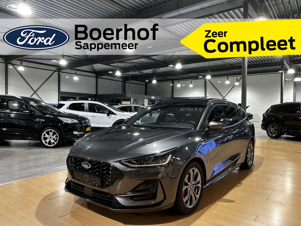 Ford Focus Wagon - EcoBoost 125PK Hybrid ST Line | Pano I AGR stoelen I Sync4 I Camera I All season I fabr. g - AutoWereld.nl