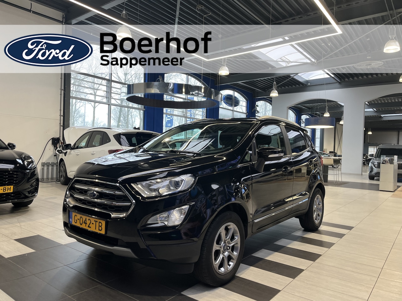 Ford EcoSport - EcoBoost 125 pk Titanium | Navi | Clima | Cruise | Parkeersens. | 100% dealer onderh. - AutoWereld.nl