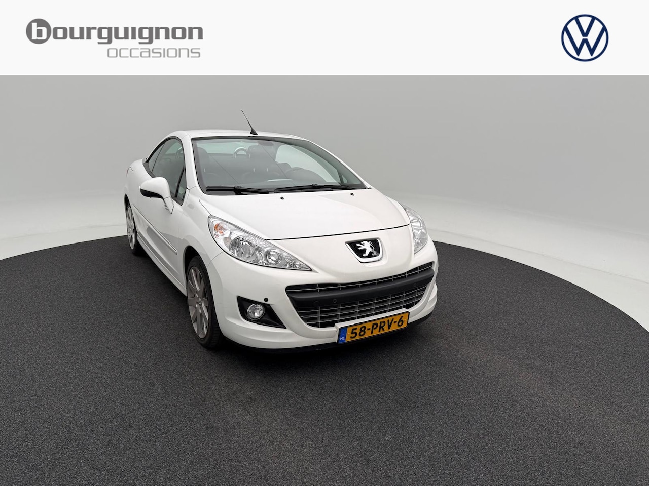 Peugeot 207 CC - 1.6 VTi Noir & Blanc | Cabrio | Cruise Control | 72.473 Km!! - AutoWereld.nl