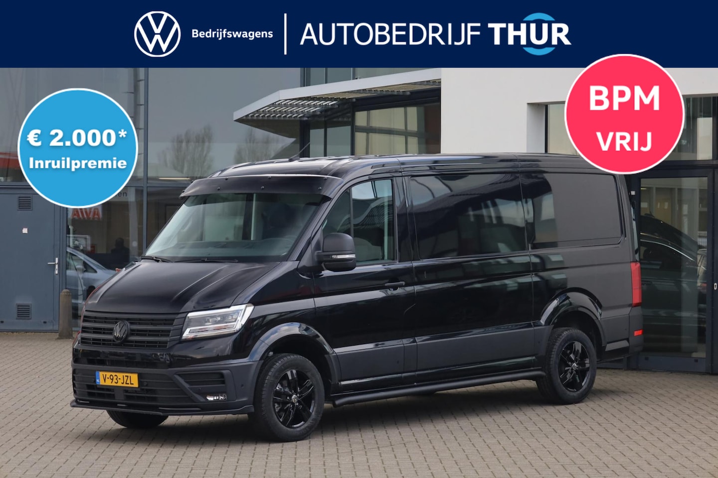 Volkswagen Crafter - 35 2.0 TDI L3H2 Exclusive 177PK / 130kW DSG, Hero pakket (spoiler, zonwering etc.), achter - AutoWereld.nl