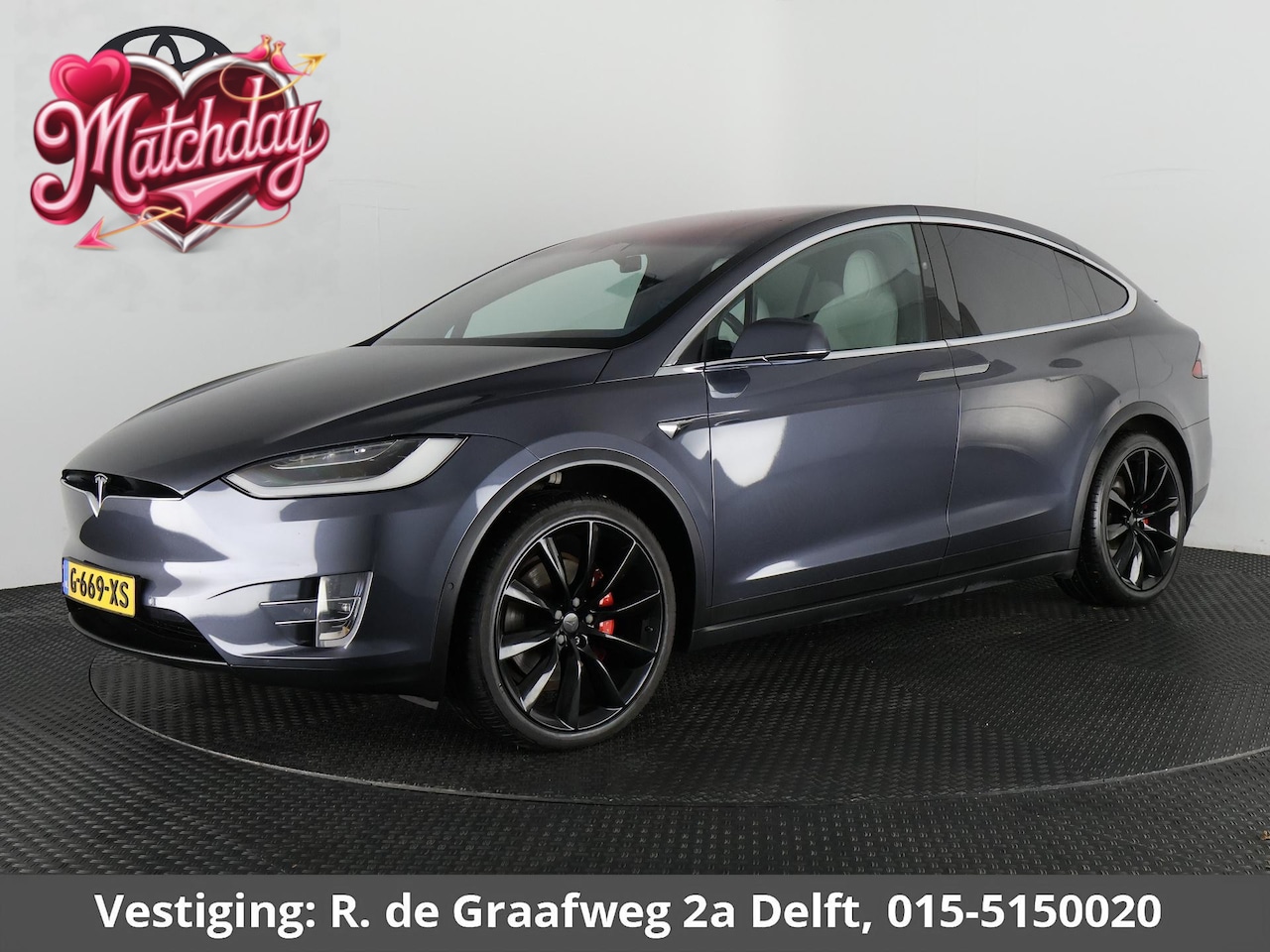 Tesla Model X - Performance Ludicrous 7p. 600 PK! | Navigatie | Lederen bekleding | - AutoWereld.nl