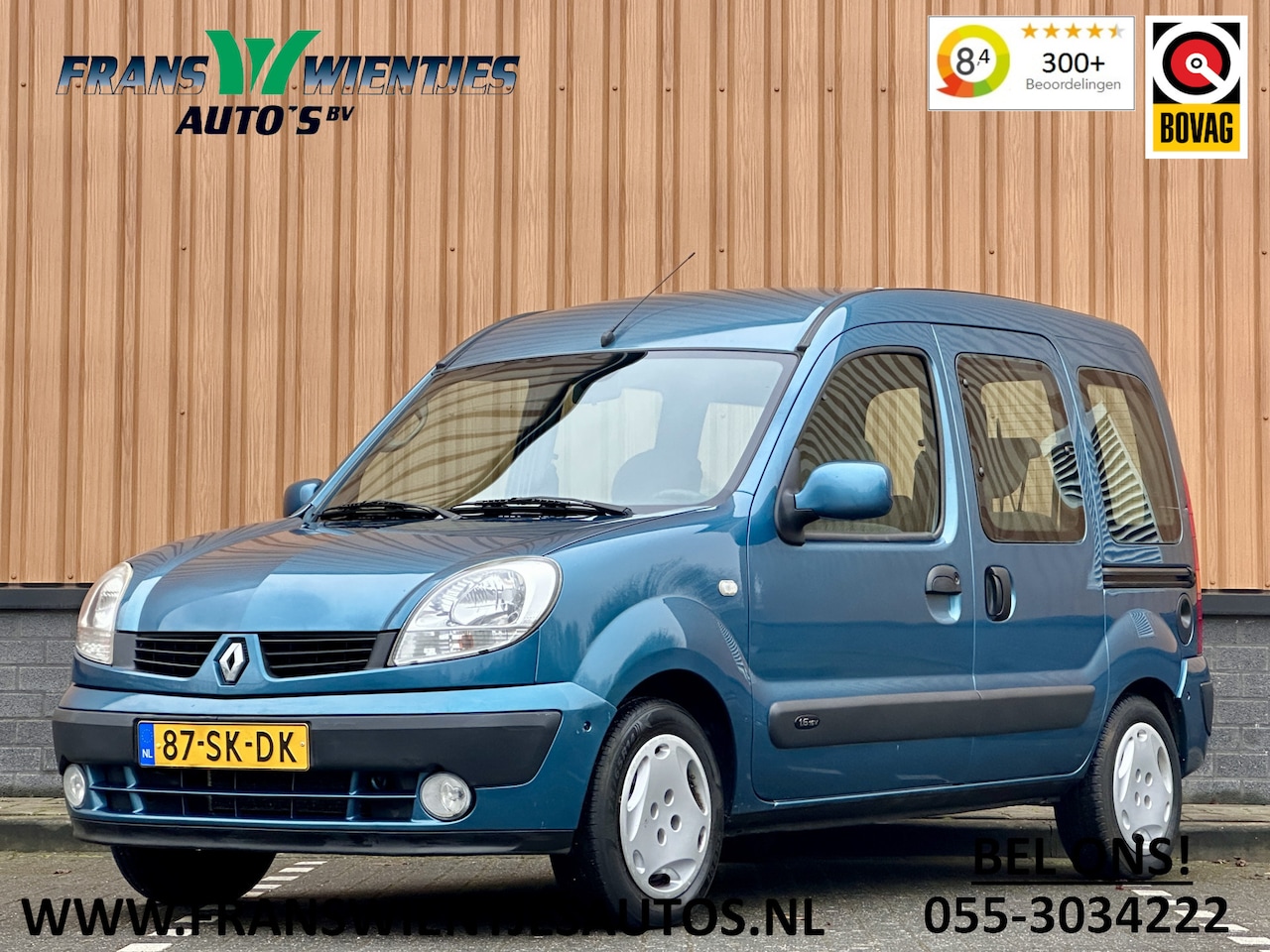 Renault Kangoo - 1.6-16V Privilège | Automaat! | 2x Schuifdeuren | Trekhaak | Airconditioning | Cruise Cont - AutoWereld.nl