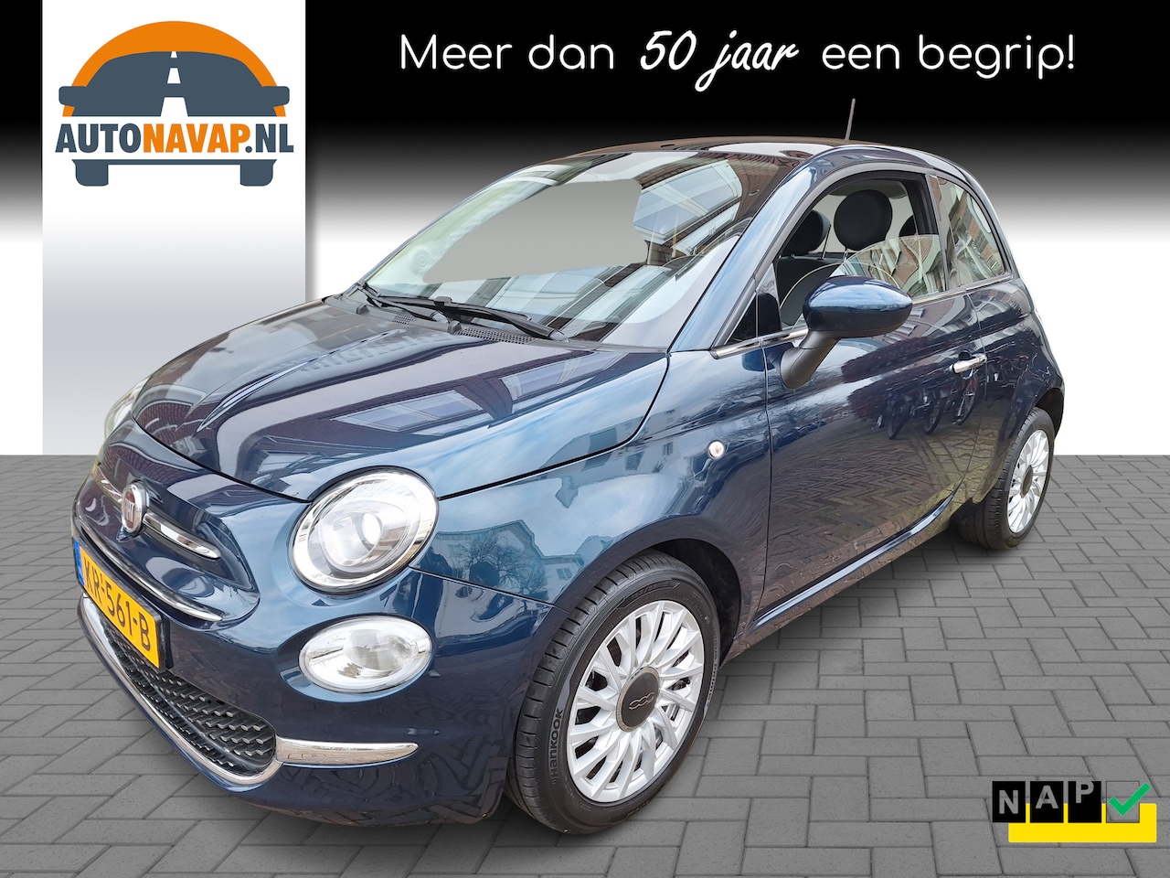 Fiat 500 - 0.9 TwinAir Turbo Lounge /25.000 Km/Airco/Panorama/Pdc/1e Eig/Garantie - AutoWereld.nl