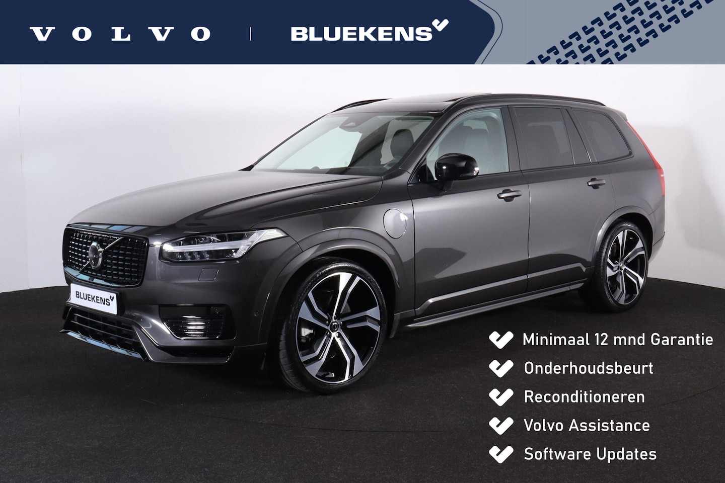 Volvo XC90 - T8 Recharge AWD Ultimate Dark - LONG RANGE - Luchtvering - Panorama/schuifdak - IntelliSaf - AutoWereld.nl