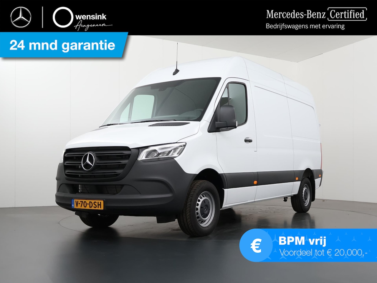 Mercedes-Benz Sprinter - 317 CDI L2 H2 | Aut. | Parkeercamera | Keyless go | Climate Control | Bluetooth | Certifie - AutoWereld.nl