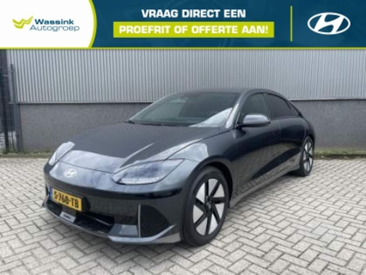 Hyundai IONIQ 6 - 77,4 kWh 229pk RWD Connect | Navi | 18'' LM Velgen | Achteruitrijcamera | Dodenhoekwaarsch - AutoWereld.nl