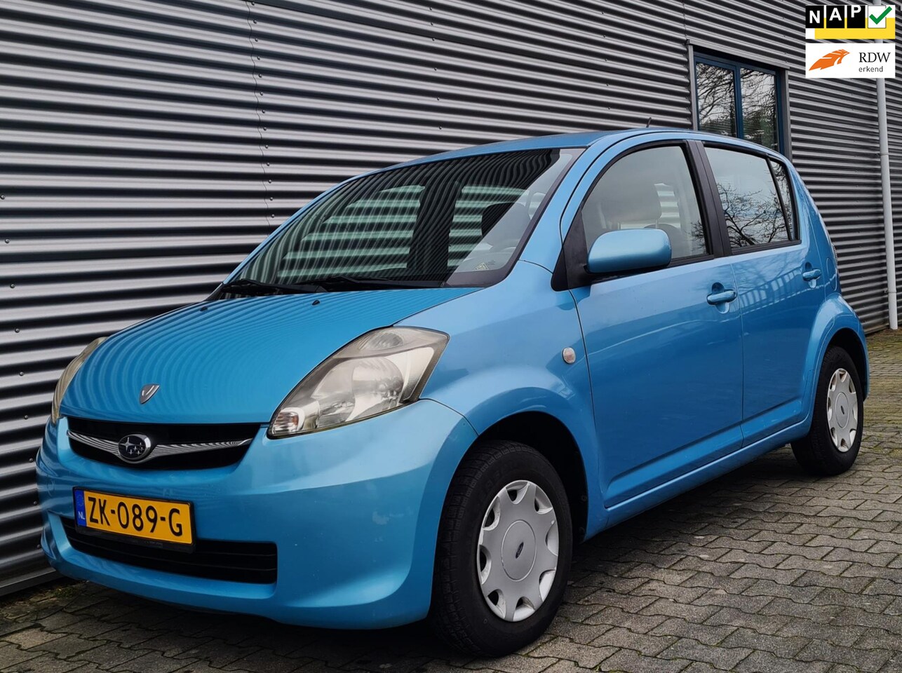 Subaru Justy - 1.0 Comfort 5drs 03-2009 Blauw Metallic - AutoWereld.nl