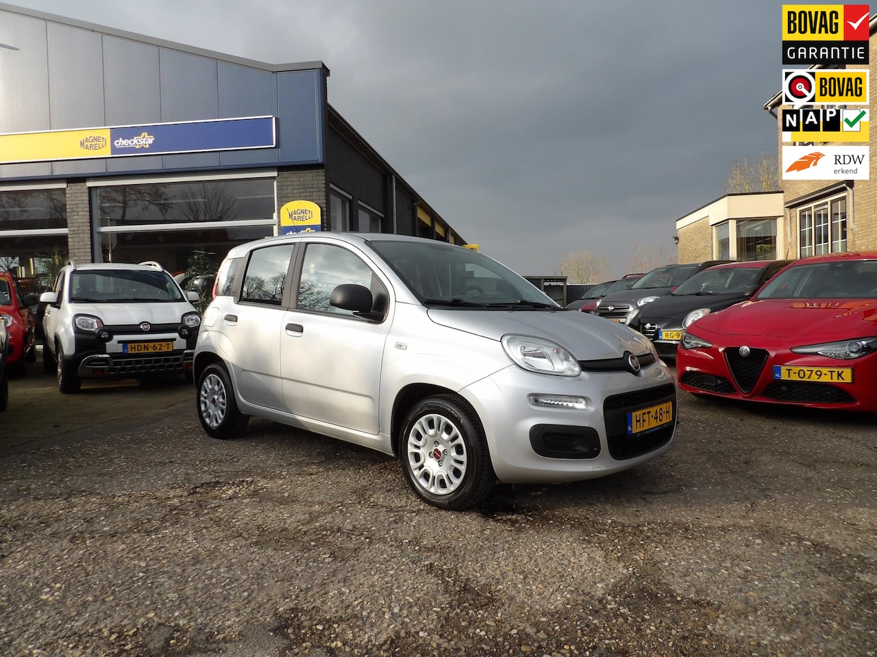 Fiat Panda - 1.2 Popstar Airco / rijklaarprijs - AutoWereld.nl