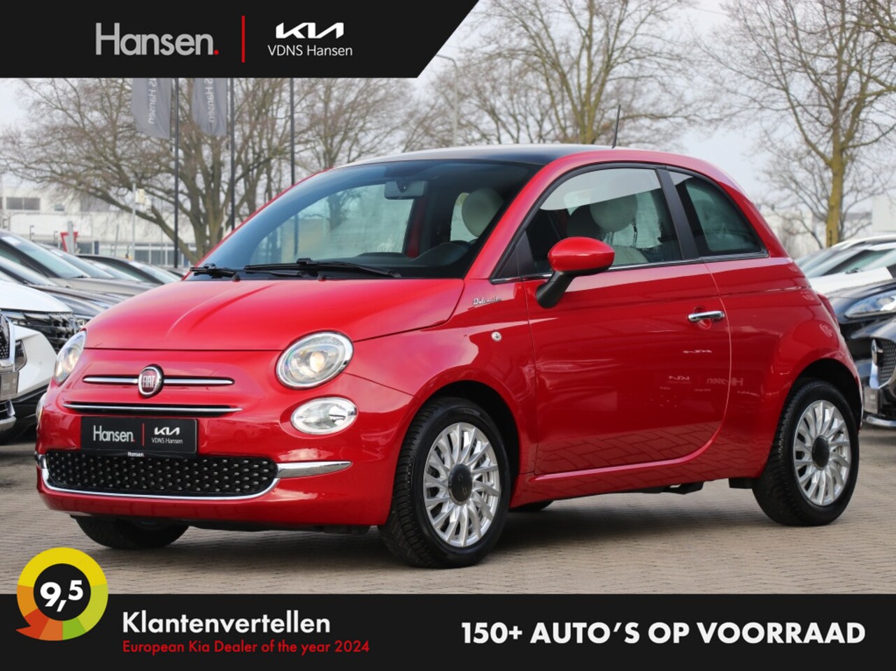 Fiat 500 - 1.0 Hybrid Dolcevita I Panoramadak Panoramadak I Apple/Android N - AutoWereld.nl