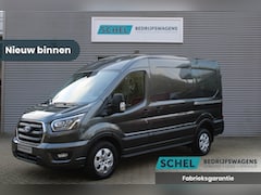 Ford Transit - 350 2.0 TDCI L2H2 Limited 165pk - 2x Schuifdeur - Adaptive Cruise - Xenon - Navi - Blind S