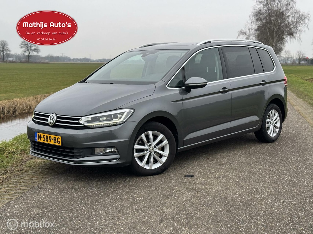 Volkswagen Touran - 1.4 TSI Highline Business R DSG Pano Adaptive Nette staat! - AutoWereld.nl