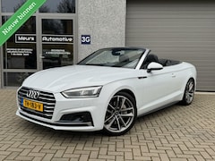 Audi A5 Cabriolet - 2.0 TFSI quattro S-line Virtual/Leder/Memory/Stoelverw/19inch/Groot onderhoud