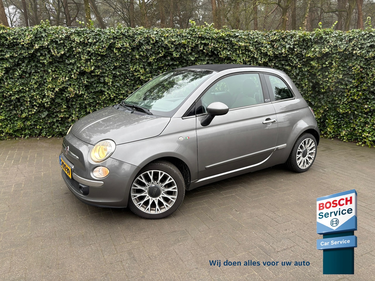 Fiat 500 C - 0.9 TwinAir Lounge | Cabrio | Chrome-Pakket | 16inch | Airco | Blue&Me Bluetooth | Intersc - AutoWereld.nl