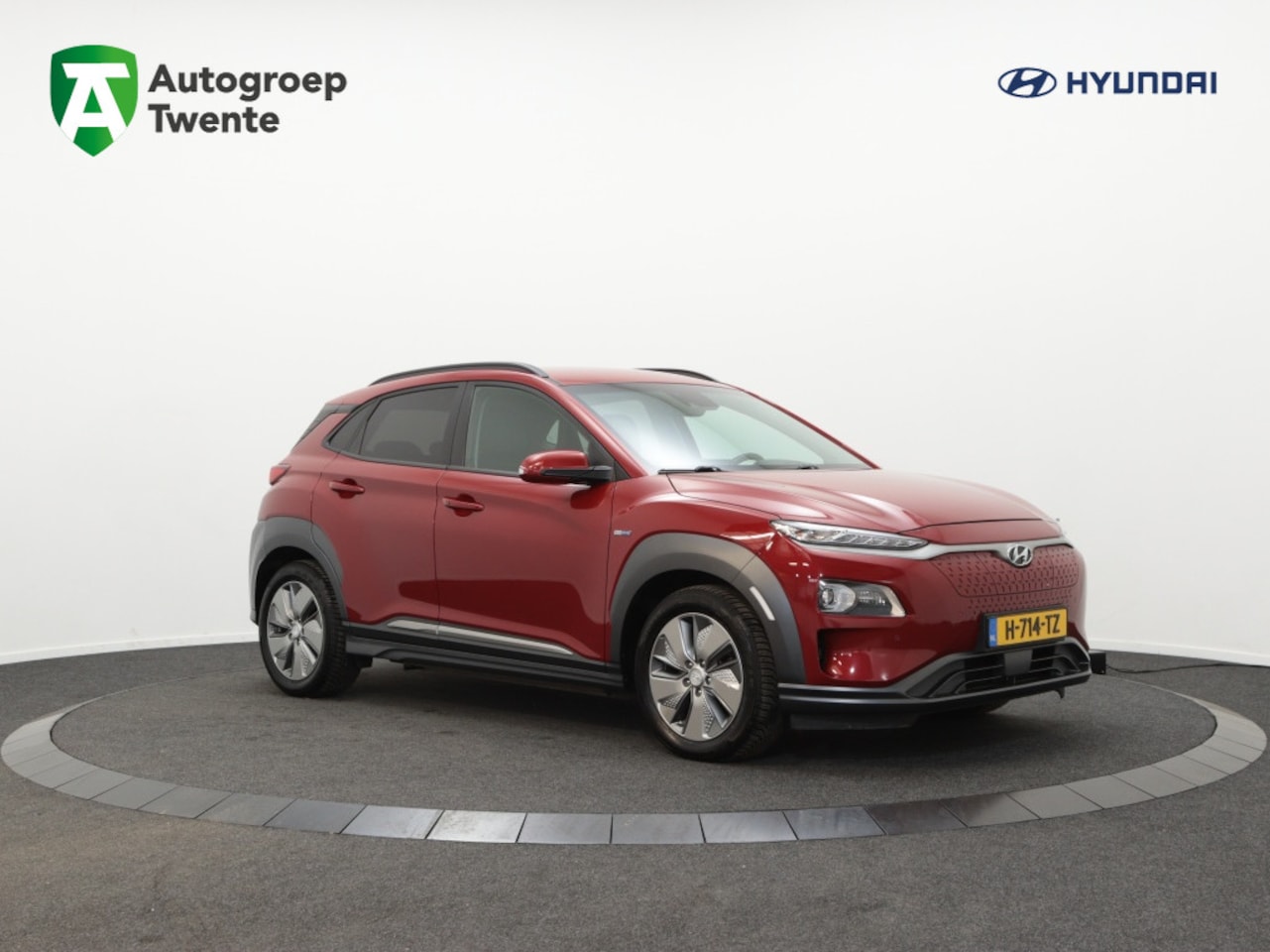 Hyundai Kona Electric - EV Premium 64 kWh | Leer | Navigatie | Camera | Carplay | - AutoWereld.nl