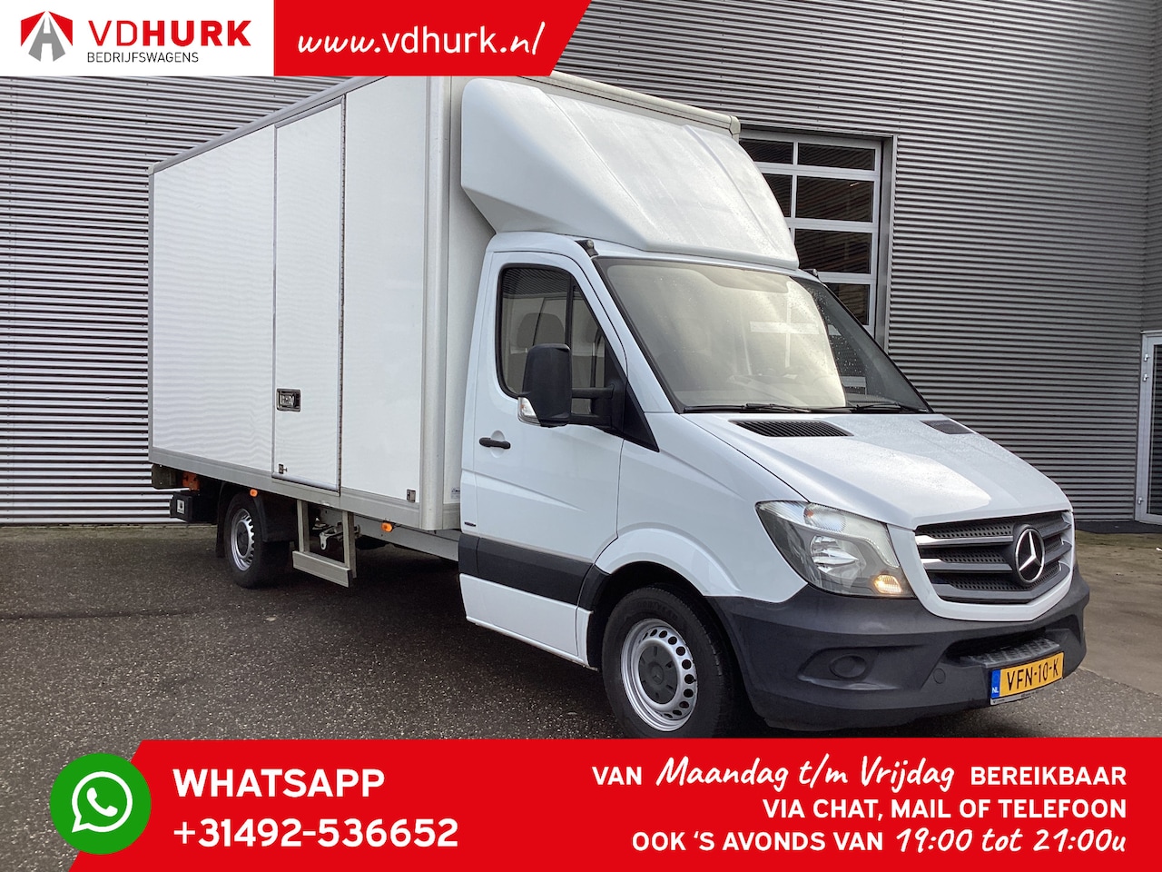 Mercedes-Benz Sprinter - 314 2.2 CDI Bakwagen BPM VRIJ! 430x205x225/ Spoiler/ Laadklep/ Zijdeur/ Cruise/ Airco - AutoWereld.nl